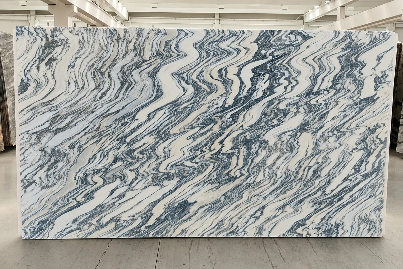 A Fantastico Arni honed slab in the Encore Stone Studio San Antonio showroom