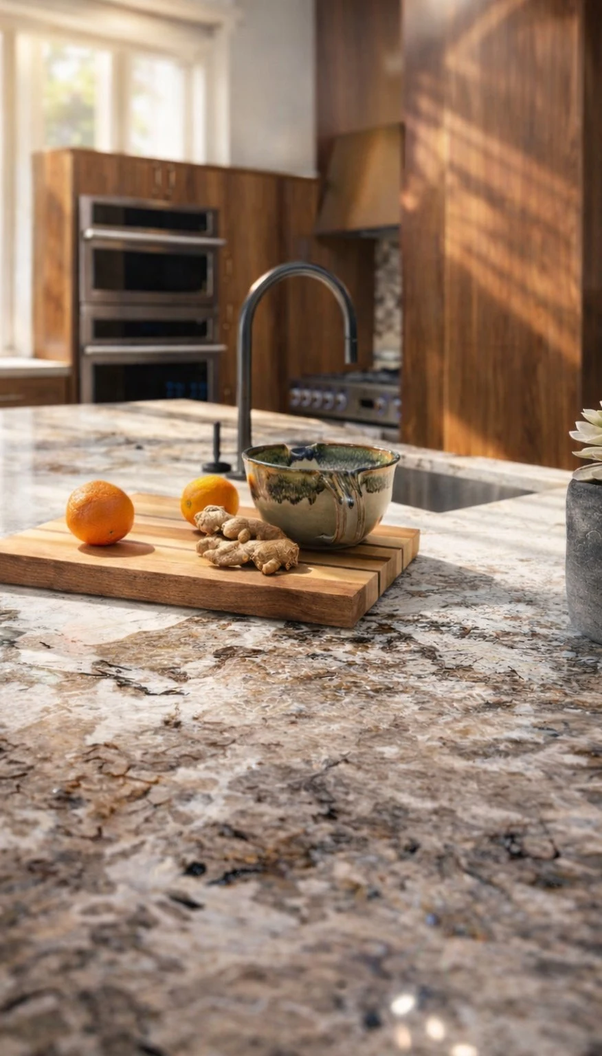 Granite in place