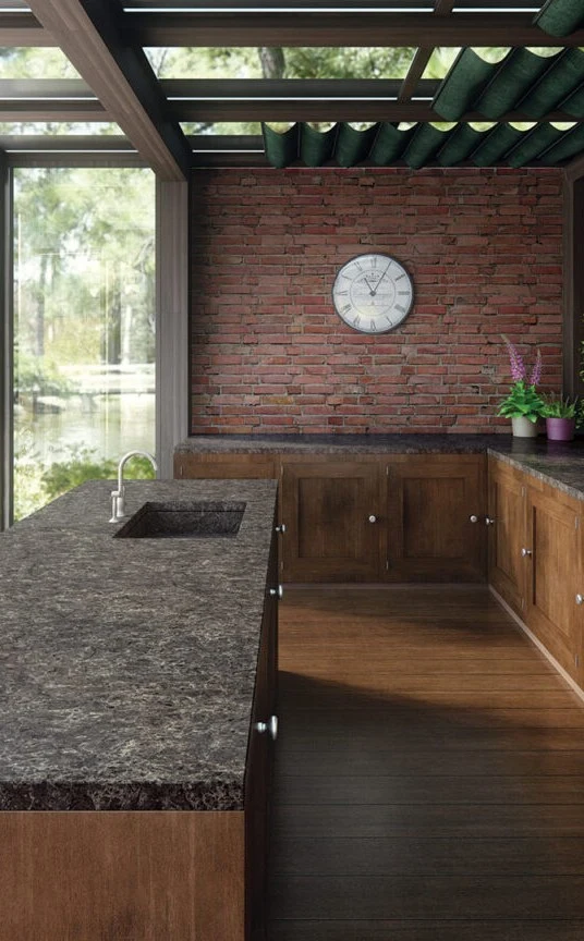 Quartz in place